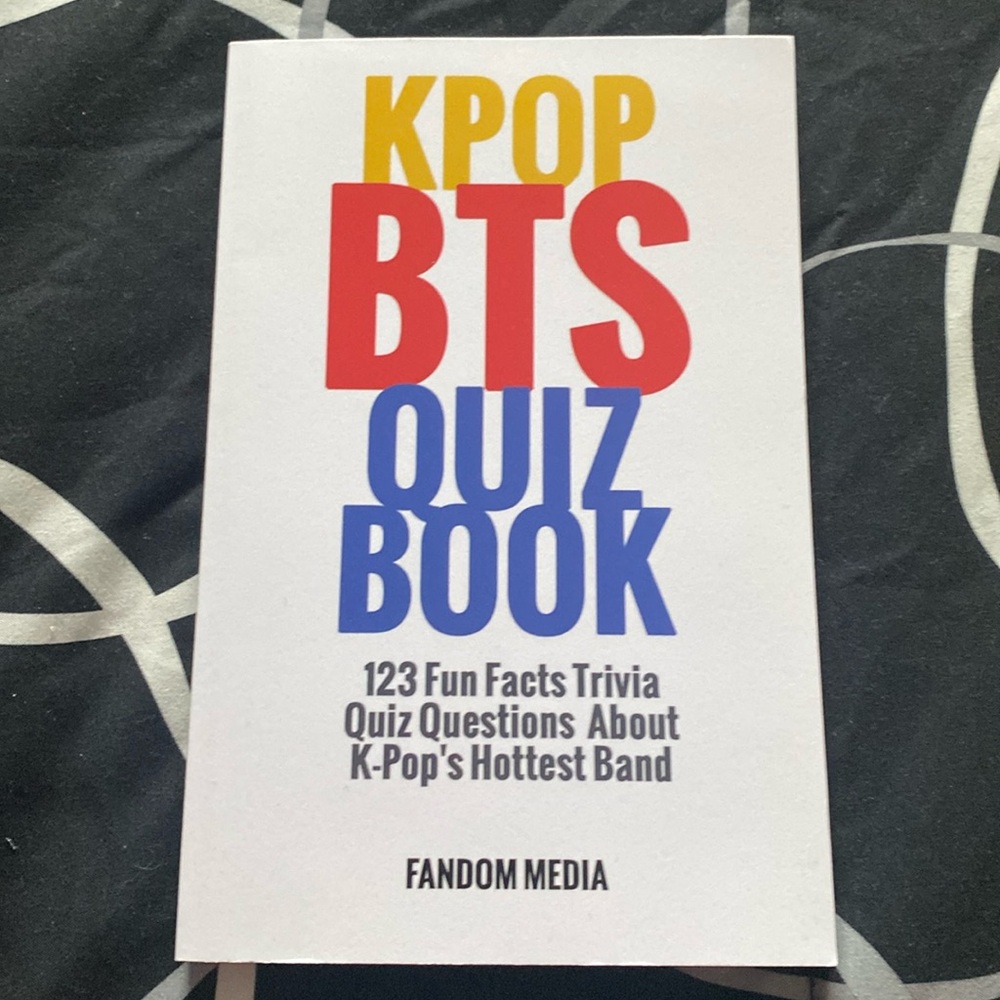 Free with Purchase - Kpop BTS Quiz / Trivia Book